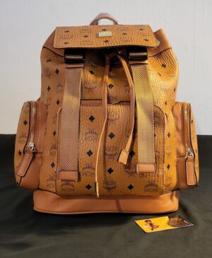 Tan MCM Backpack