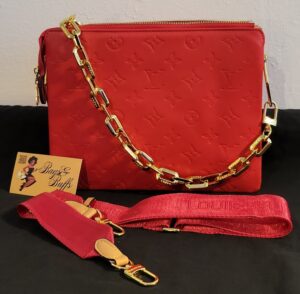 Red Louis Vuitton Universal Purse/Clutch