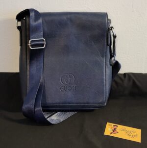 Blue Gucci Messenger Bag