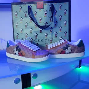 Gucci Ace GG Canvas Mickey Mouse Sneakers
